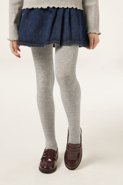 Calzedonia Collant Soft con Cashmere Bambina Bambina Grigio Taglia 6-8 ANNI