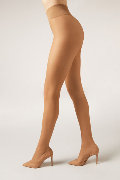 Semi-blickdichte Strumpfhose Soft Komfort Matt 30 Denier Frau