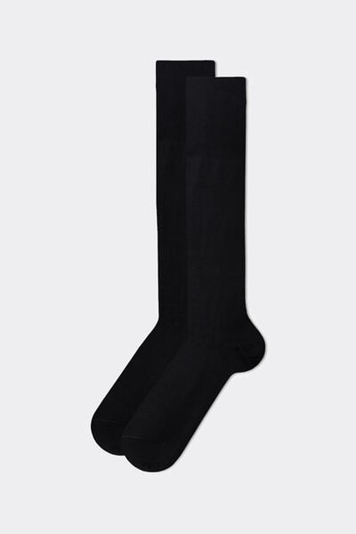 Lange Herrensocken mit Fil d‘Ecosse Mann