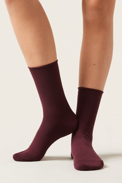 Kurze Socken mit Cashmere Frau