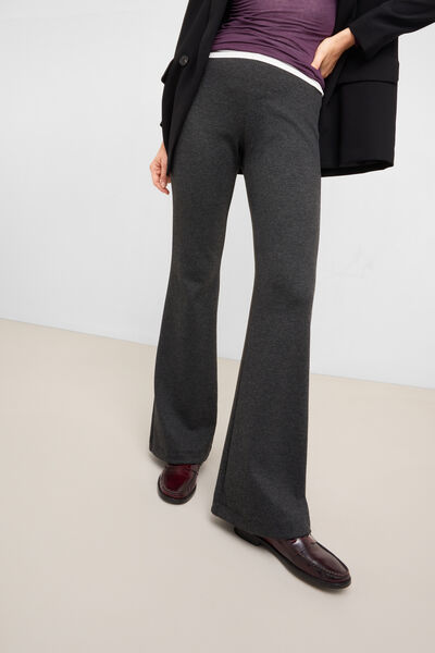Flare-Hose Soft Touch Frau Grau Größe