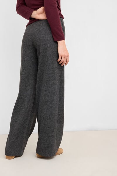 Palazzohose Soft Touch Frau Grau Größe