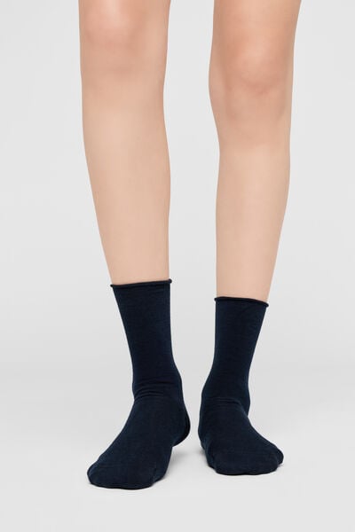 Knöchelsocken aus Soft Cotton Ohne Gummi Frau