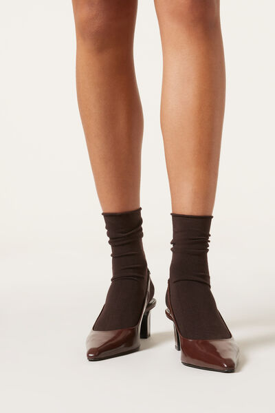 Kurze Socken mit Cashmere Frau