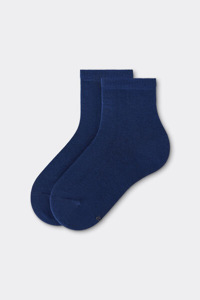 Calzedonia Calzini in Cotone da Bambini Unisex Blu Velikost 33-36