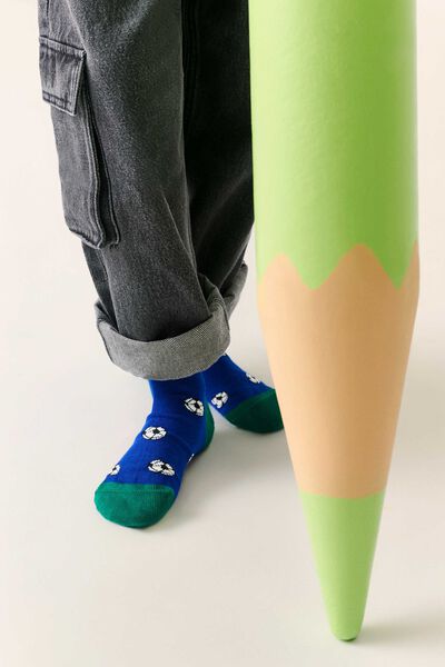 Calzedonia Calzini Fantasia da Bambini Unisex Blu Velikost 37-39