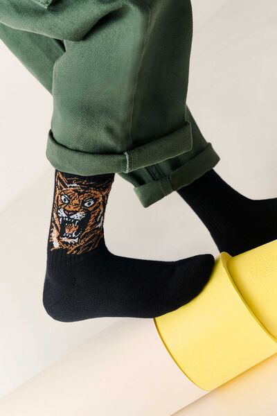 Calzedonia Calzini Fantasia da Bambini Unisex Nero Velikost 37-39