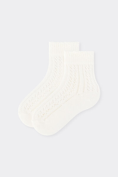 Calzedonia Calzini Traforati Bambina Unisex Naturale Velikost 33-36