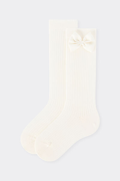 Calzedonia Calze Lunghe con Fiocco Bambina Unisex  Velikost 33-36