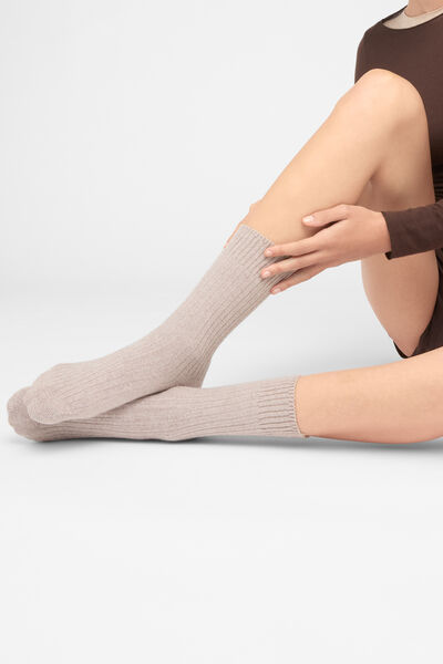 Calzedonia Calzini con Lana e con Cashmere Donna Naturale Velikost TU