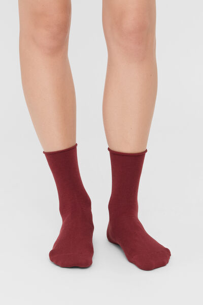 Calzedonia Calzini con Cashmere Donna Rosso Velikost 39-41