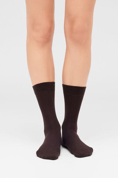 Calzedonia Calzini con Lana Donna Marrone Velikost TU