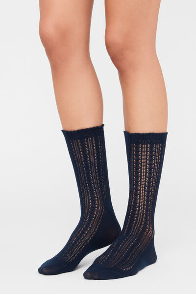 Calzedonia Calzini Traforati Donna Nero Velikost TU