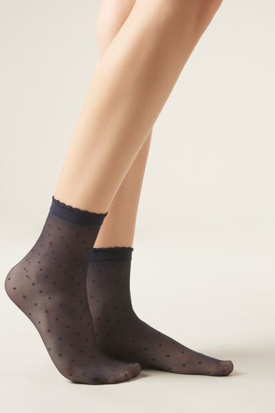 Calzedonia Calzini corti classici Donna Blu Velikost TU
