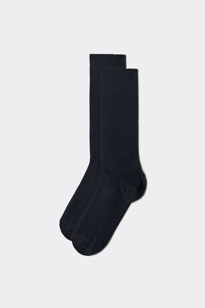 Calzedonia Calcetines sin Elástico para Hombre Hombre Azul Tamaño TU