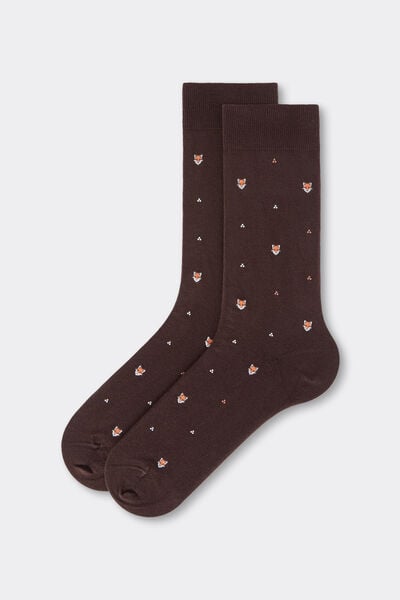 Calzedonia Calzini Funny da Uomo Uomo Marrone Velikost TU