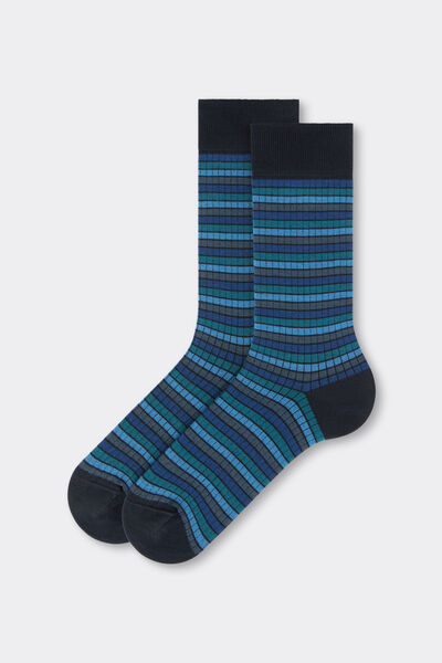 Calzedonia Calzini Fantasia da Uomo Uomo Blu Velikost TU