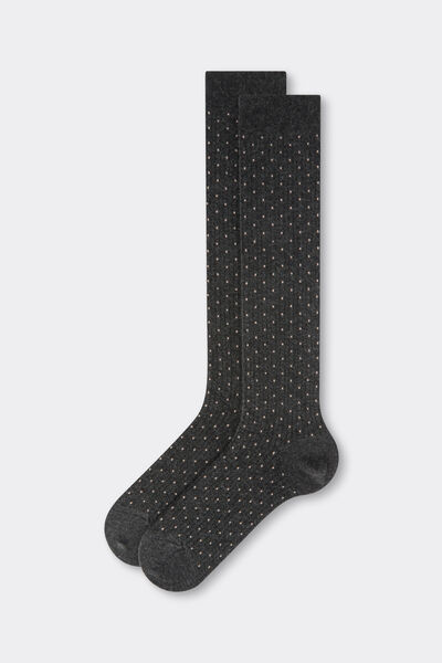 Calzedonia Calze Lunghe con Cashmere da Uomo Uomo Grigio Velikost TU