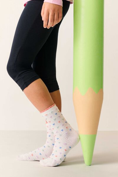 Calzedonia Calzini Fantasia da Bambini Unisex Bianco Velikost 33-36