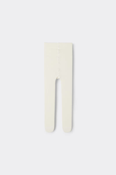 Calzedonia Collant in Cotone Eco da Neonato  Bianco Velikost 6-12
