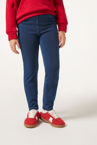 Calzedonia Leggings in Denim Termico da Bambina Bambina Blu Velikost 9-10