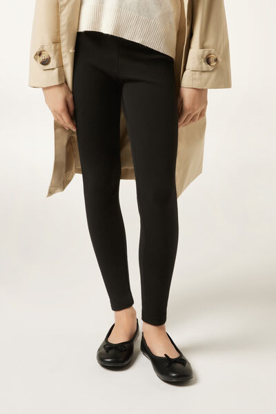 Calzedonia Leggings Termico da Bambina Bambina Nero Velikost 9-10