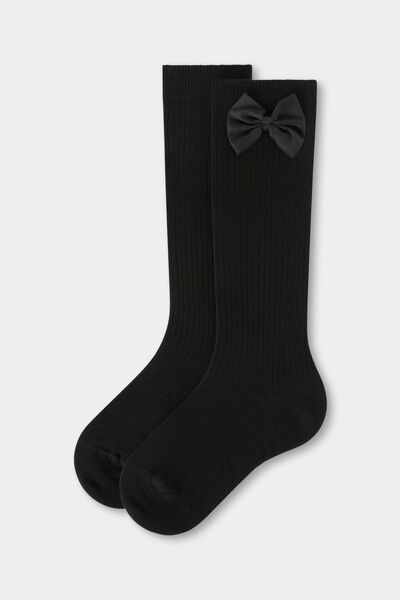 Calzedonia Calze Lunghe con Fiocco Bambina Unisex  Velikost 33-36