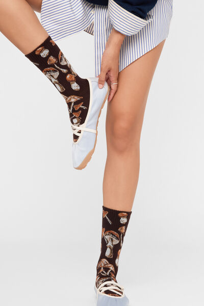 Calzedonia Calzini Autumn Collection Donna Marrone Velikost TU