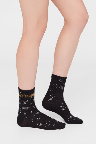Calzedonia Calzini Astrology Collection Donna Nero Velikost TU