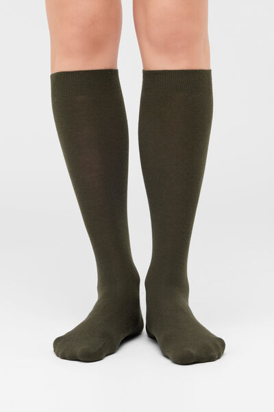 Calzedonia Calze Lunghe con Cashmere Donna Nero Velikost 39-41