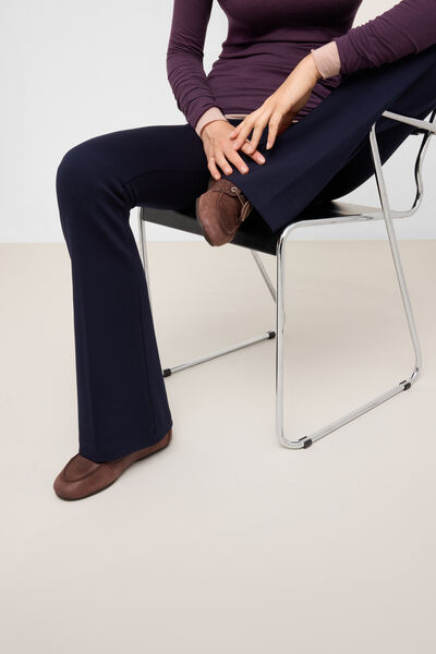 Calzedonia Leggings Flare Donna Blu Velikost XS