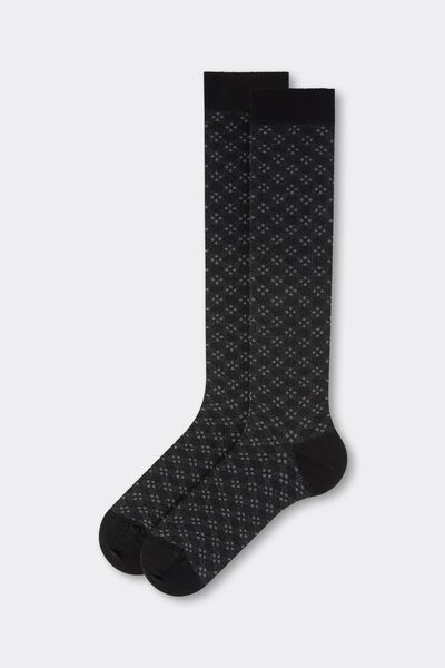Calzedonia Calze Lunghe Fantasia da Uomo Uomo Grigio Velikost TU