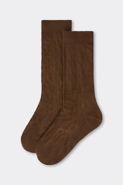 Calzedonia Calze Corte con Cashmere da Uomo Uomo Marrone Velikost TU