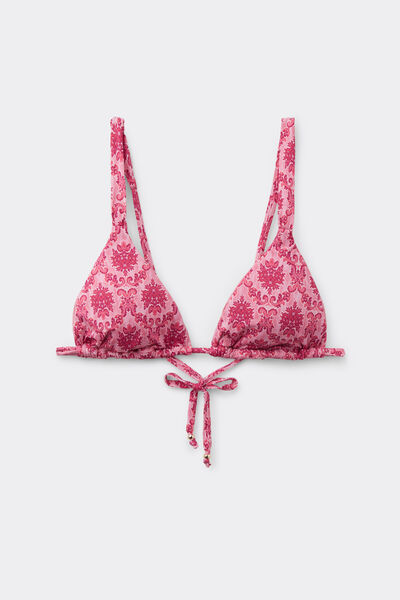 Calzedonia Triángulo Bikini Floral Bloom Mujer Rosa Tamaño 2
