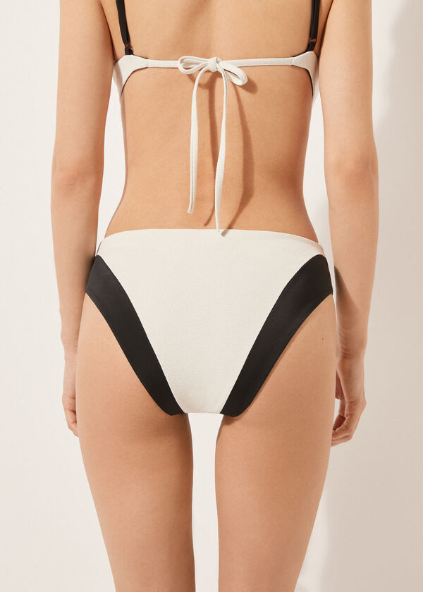High-Waisted Bikini Bottoms Double Bikini
