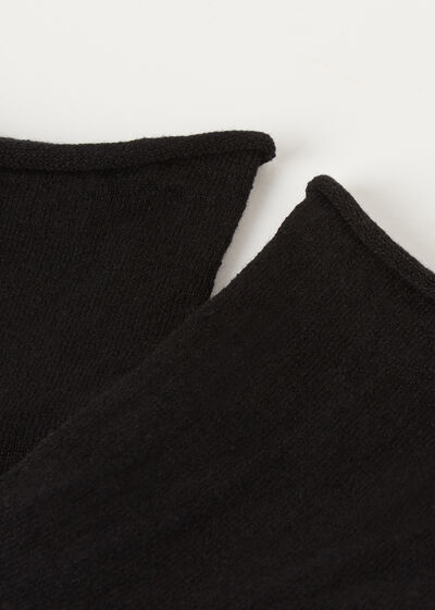 Seamless Short Socks with Linen