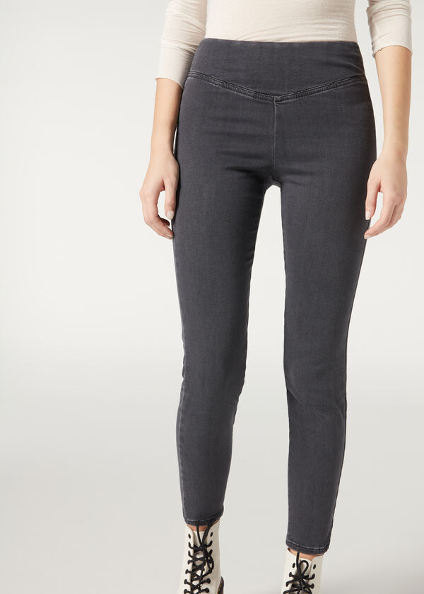 huurling Uitverkoop Geweldig Thermische skinny denim legging