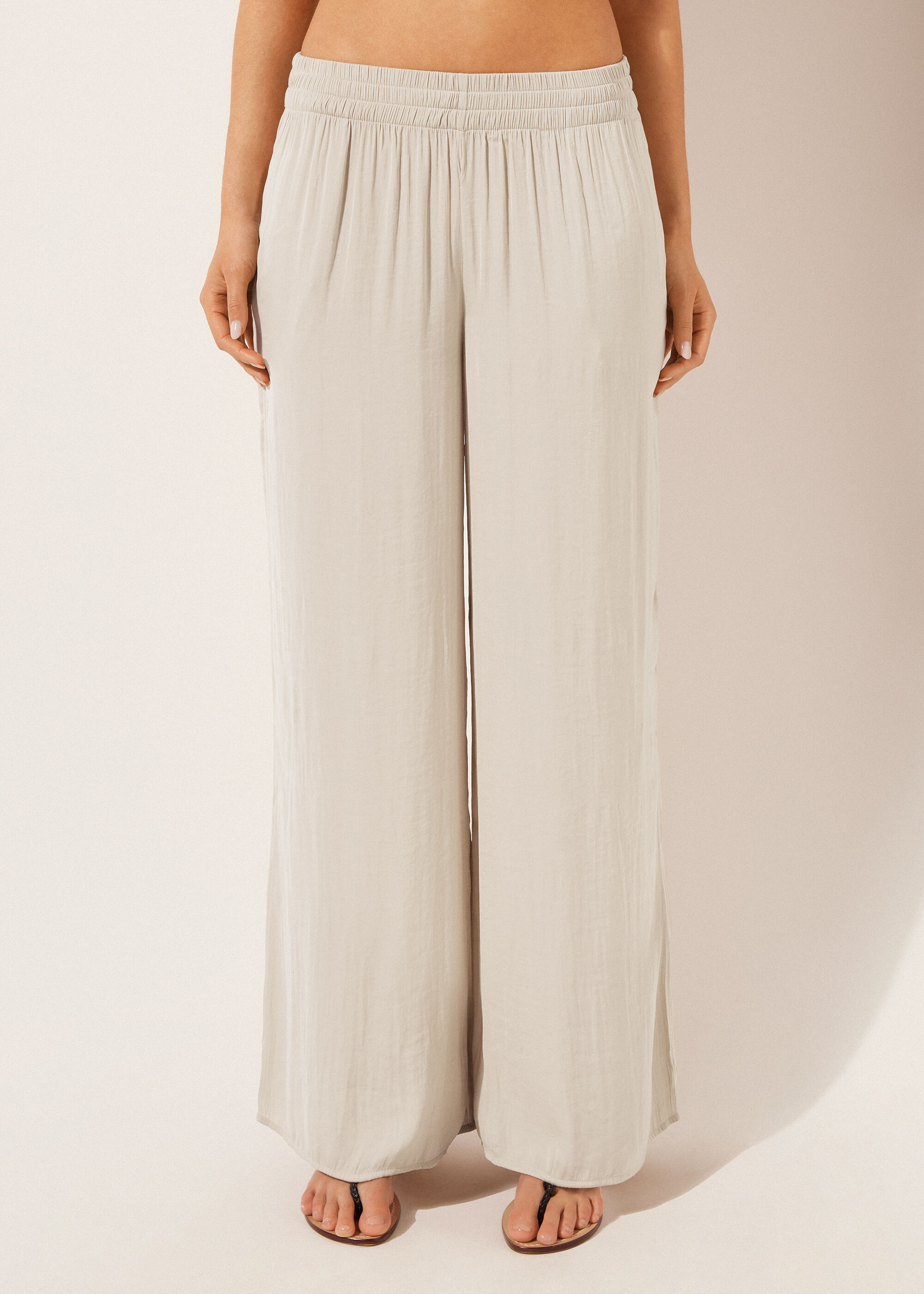 Shiny Palazzo Pants
