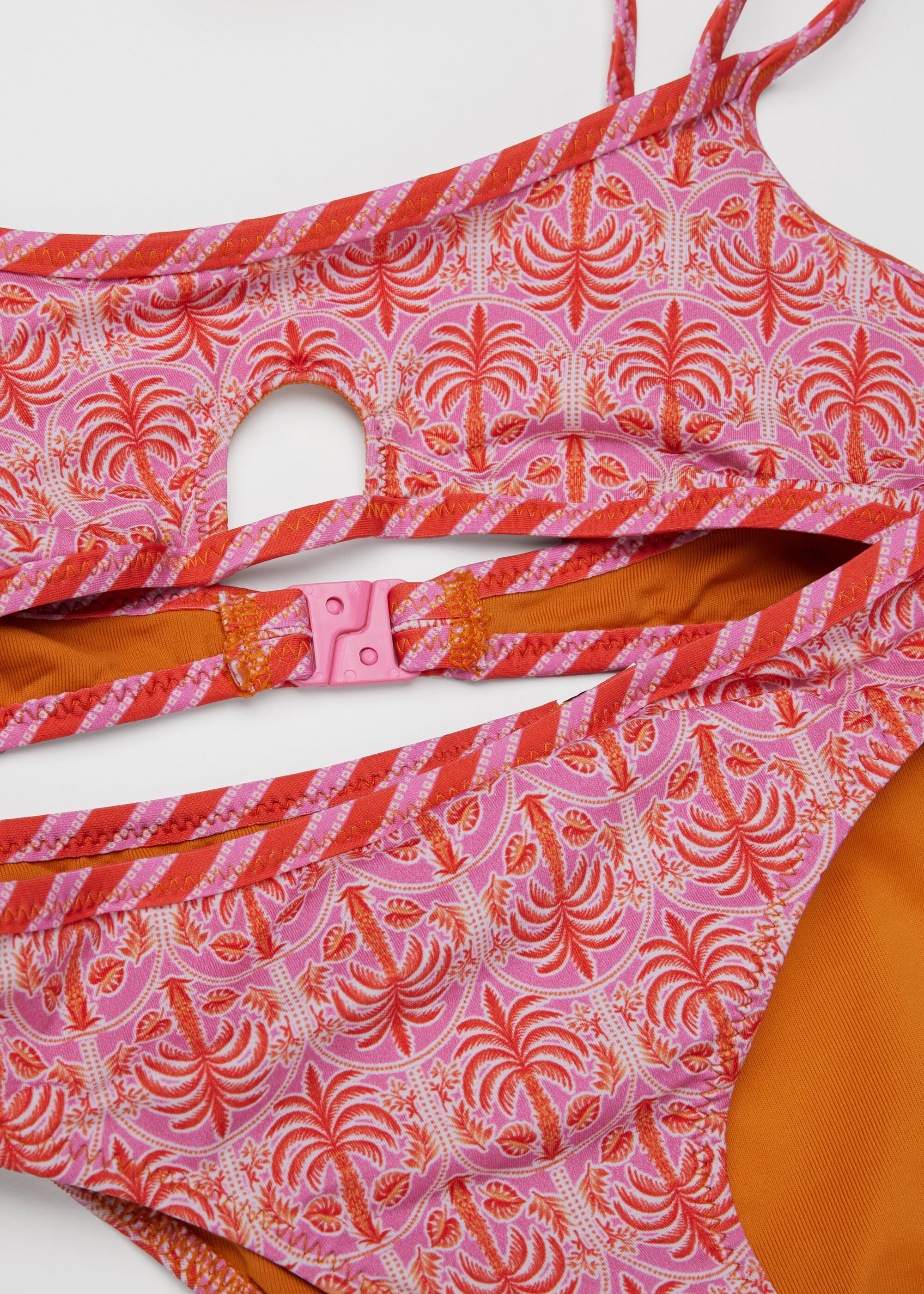 Plavky dvojdielne dievčenské Pop Palms