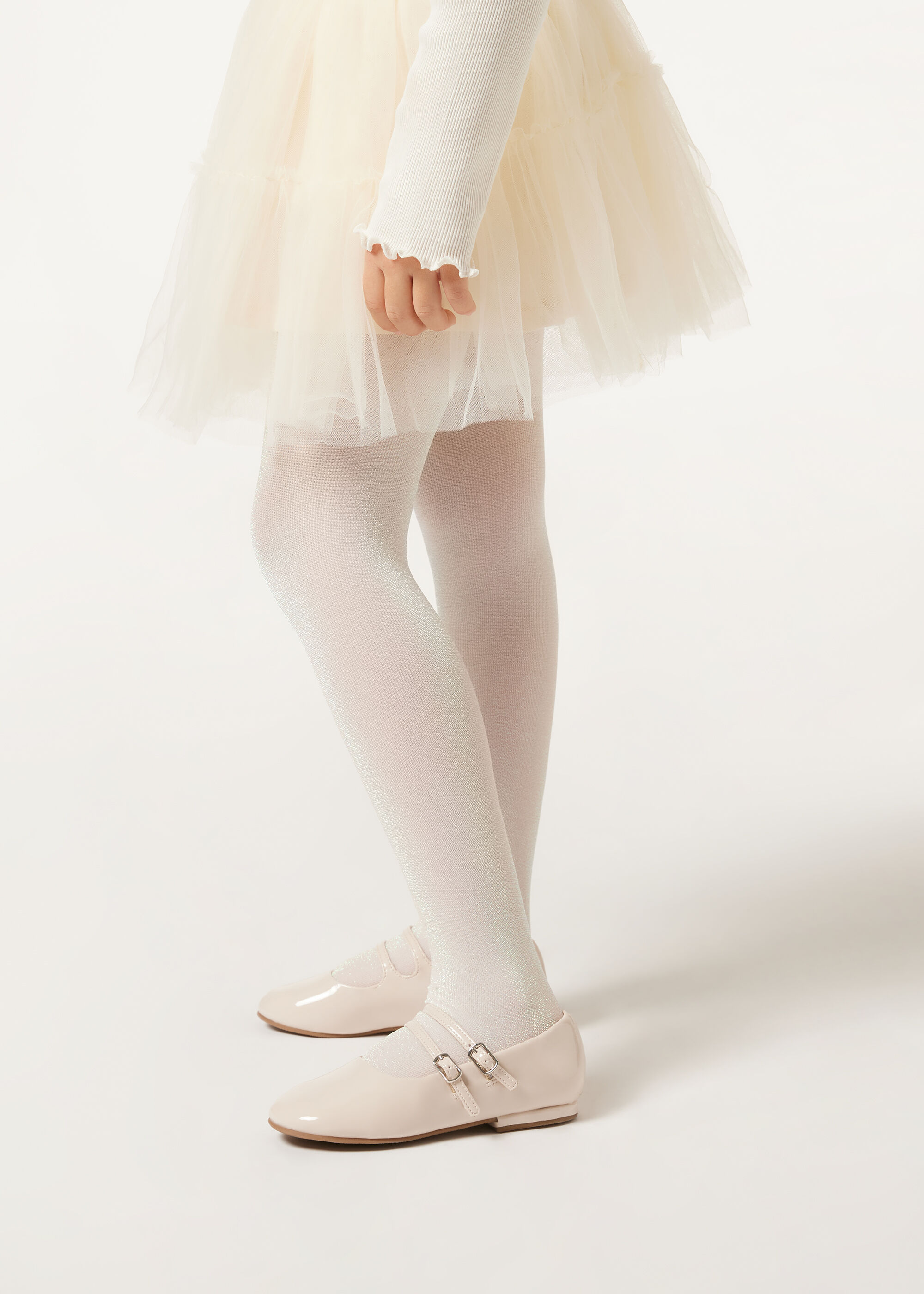 Girls’ Glitter 70 Denier Opaque Tights
