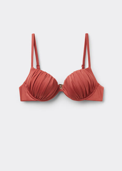 Push-up góra od kostiumu Shiny Satin