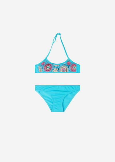 Girls' Two Piece Swimsuit Capri
