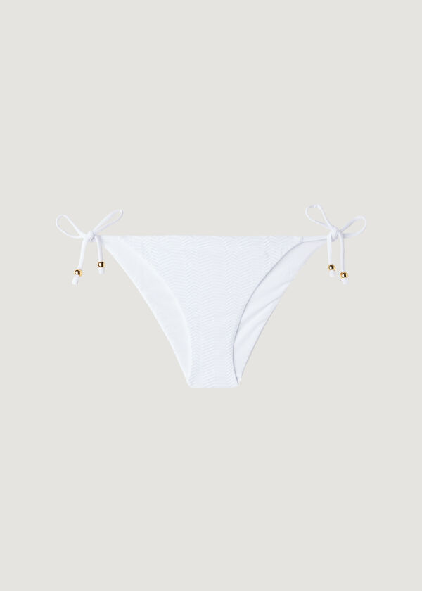 Bas de maillot à lanières et chevrons Casablanca