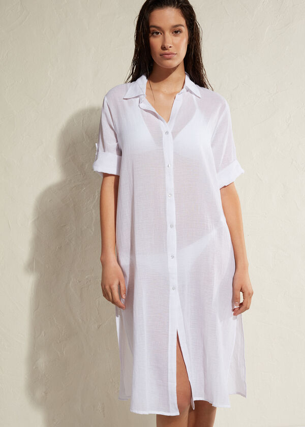 Cotton Maxi Shirt