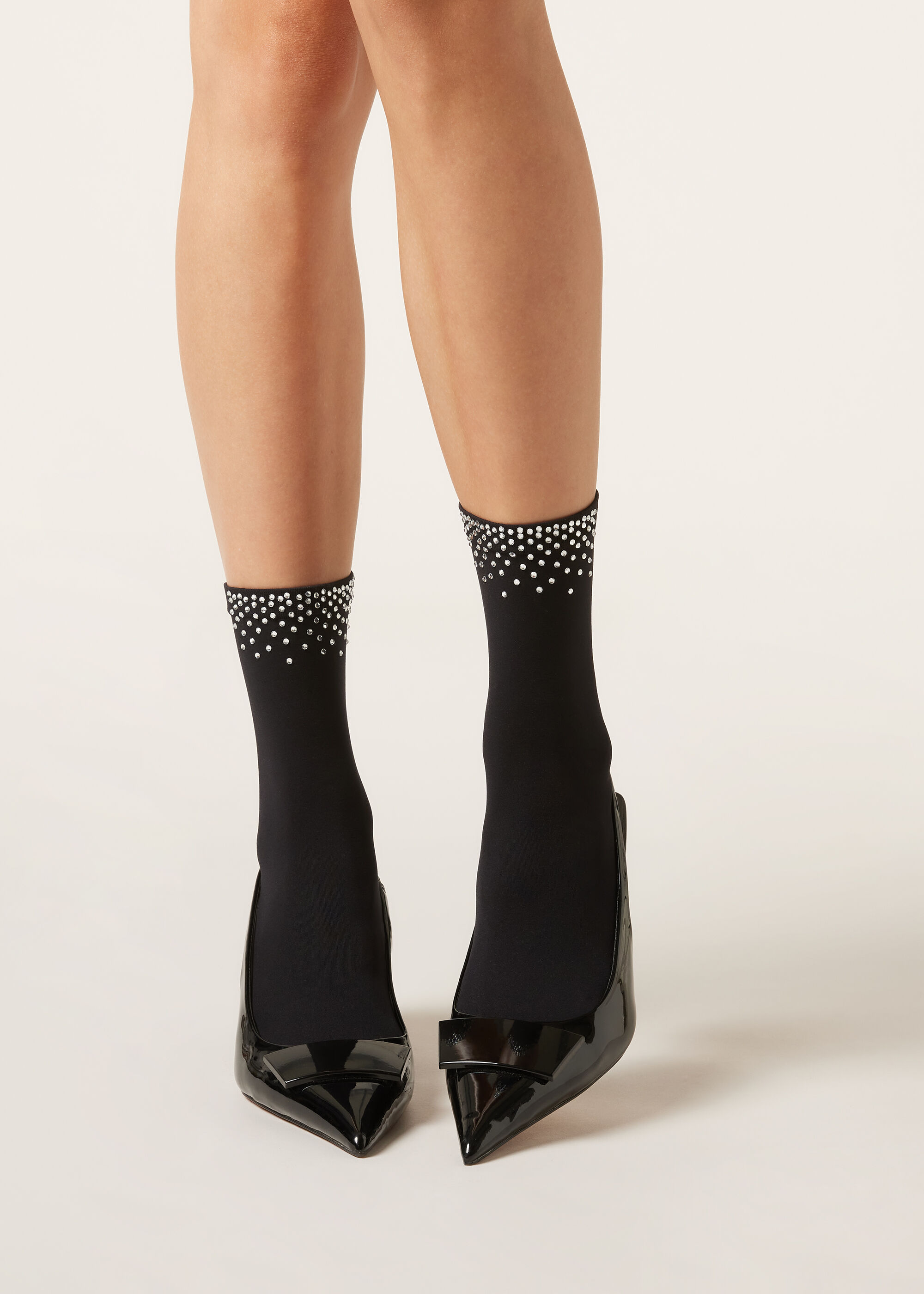 Calzini Coprenti con Strass