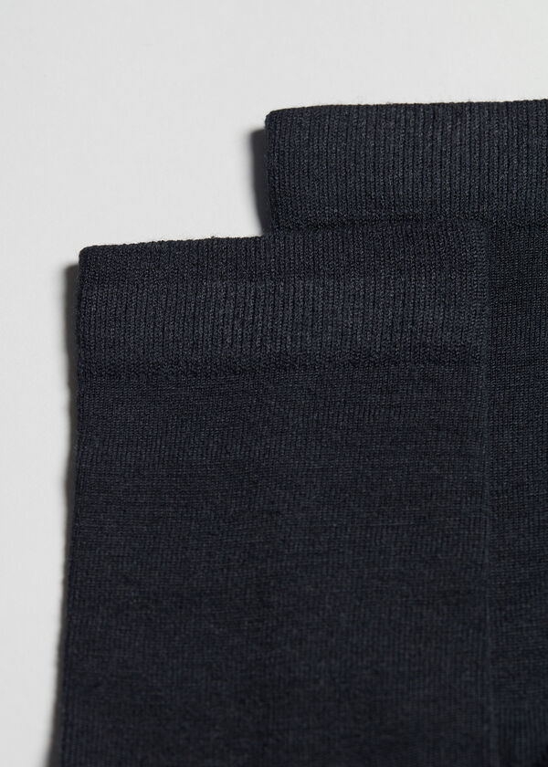 Pánske krátke ponožky z vlny a bavlny