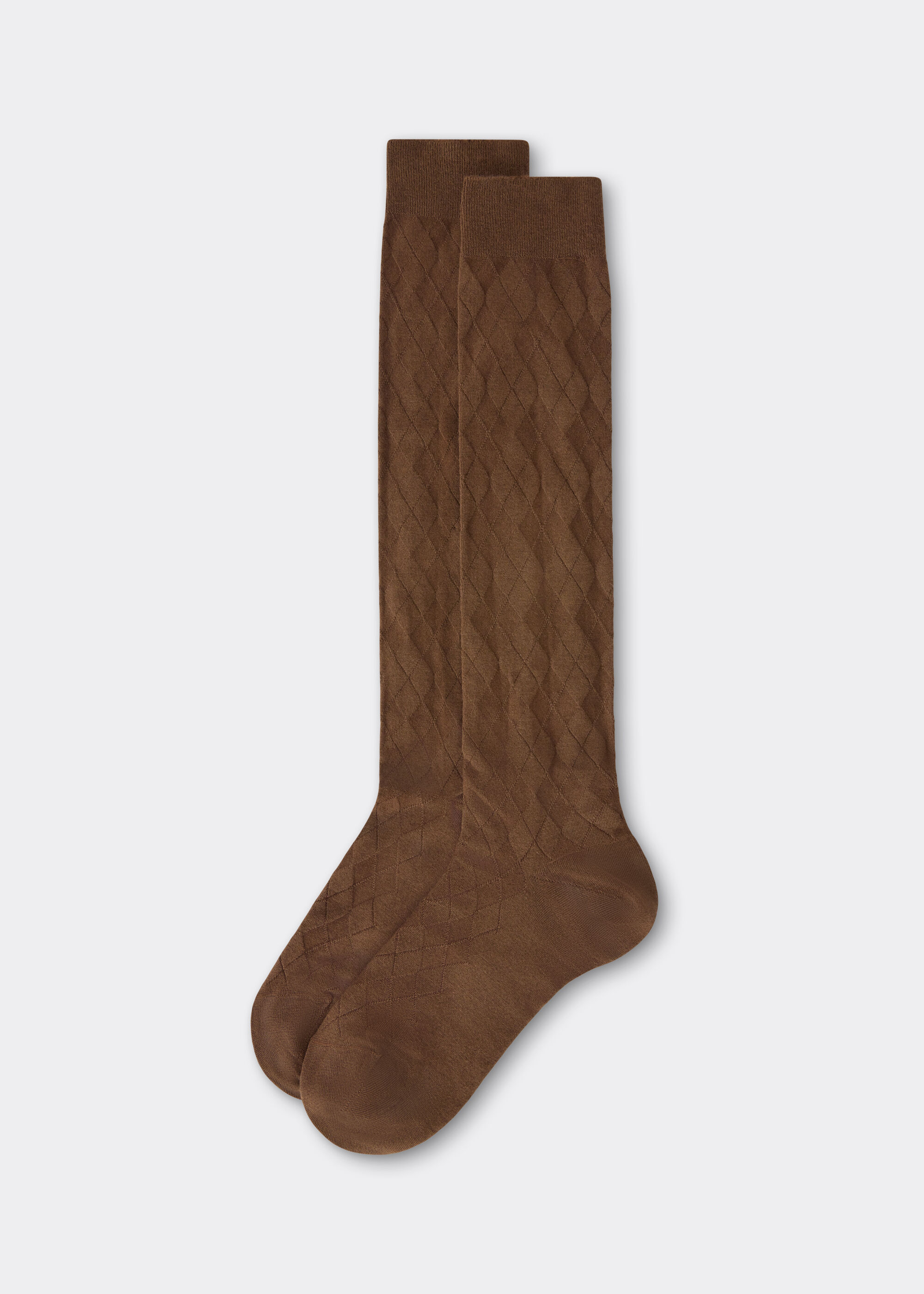 Calcetines largos de hombre con cachemira