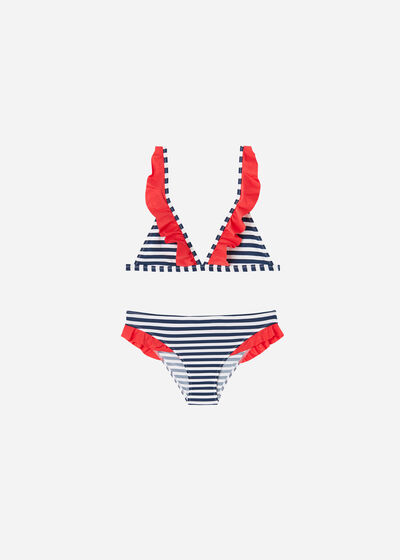 Dvodijelni kupaći kostim za djevojčice Sailor Stripes