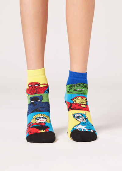 Stoppersocken mit Marvel-Superhelden für Kinder