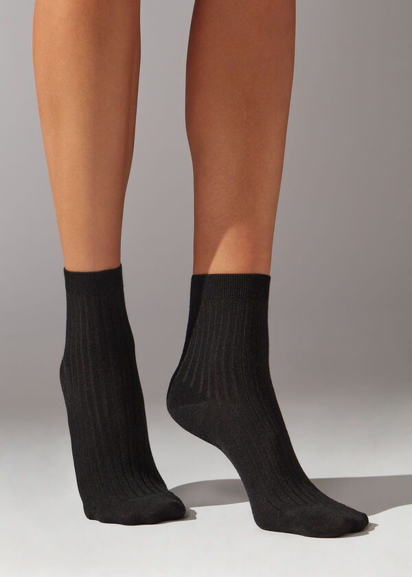 Cashmere Blend Short Socks